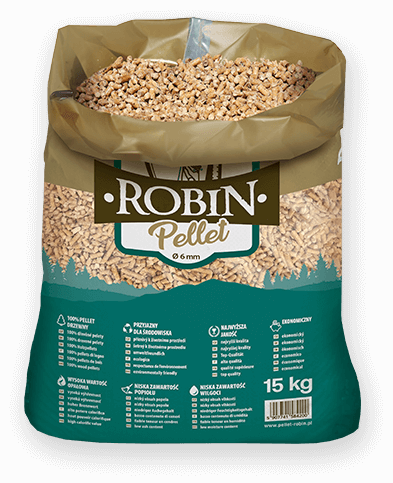 worek pelletu opałowego Robin do kupienia w Siechnicach lub sklepie internetowym